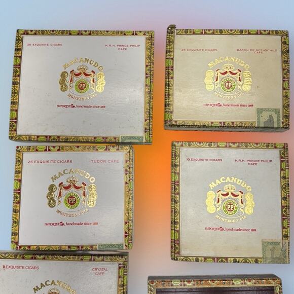 Macanudo Cigar Box Collection SET OF EIGHT - Picture 2 of 3